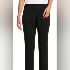 Investments Petite Stretch Pull-on Black Work/Dress Pants 6P